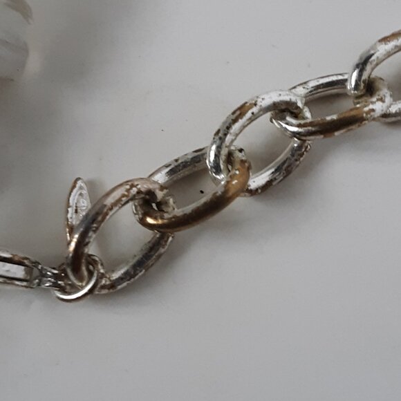 Vintage Avon Silver Tone Long Necklace with Charms - Picture 3 of 9